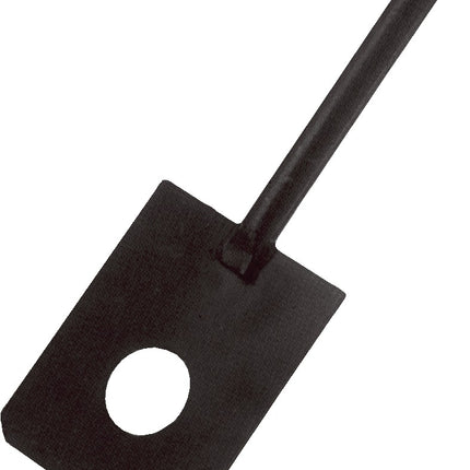 Kalkspaten Länge 1110 mm schwarz lackiert, ohne Griff – IDEAL