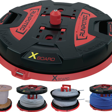 RUNPOTEC Kabelabroller XB 500 – Ø 500 mm, Tragfähigkeit 800 kg