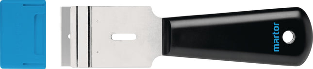 SCRAPEX ARGENTAX Schaber, Länge 165 mm, mit Schutzkappe und Bügelklinge Nr. 44 – MARTOR