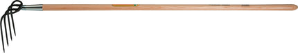 Kartoffelhacke mit geschmiedeten Zinken, 4 Zinken, Stiellänge 1350 mm, FREUND VICTORIA – 1200 g