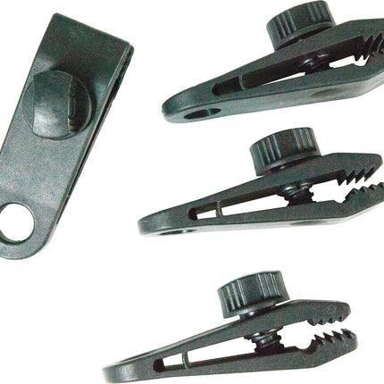 WINDHAGER Planenclip-Set, 8 Befestigungsclips mit Schrauben