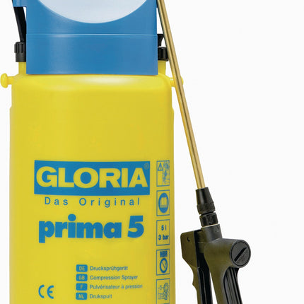 GLORIA Prima 3 Drucksprühgerät 3 l, 3 bar, Perbunan (NBR), 1,24 kg – Dichtung, Stabiler Kunststoffbehälter