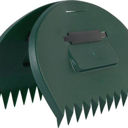 TALEN TOOLS Laubgreifer grün 190 g – Kunststoff-Schaufeln, Paar – Schaufeln aus Kunststoff