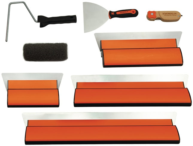 9-Teilig Trockenbauset geeignet für Gipskarton, Spachtelung Basis Standard