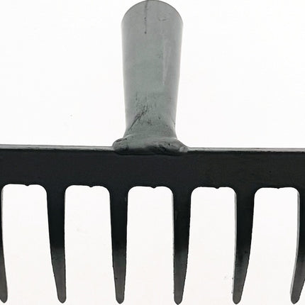 Krumpholz – Gartenrechen ohne Stiel, 355 mm Arbeitsbreite, 14 Zinken, 70 mm Zinkenlänge
