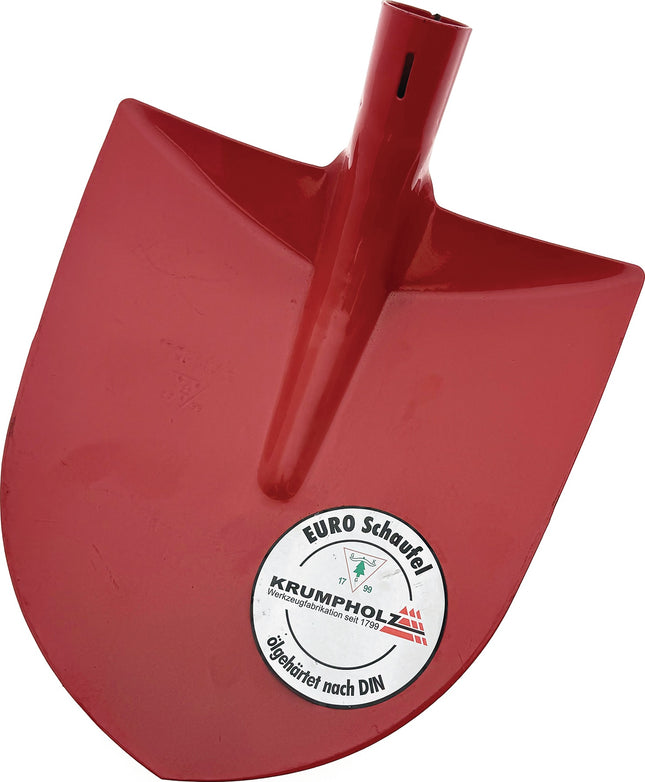 Frankfurter Schaufel Größe 5 300 x 275 mm ohne Stiel KRUMPHOLZ – Rot pulverbeschichtet