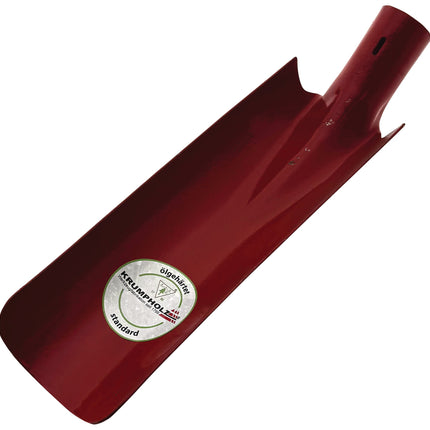 KRUMPHOLZ Rinnenschaufel Blattmaß 290 x 95 mm ohne Stiel, pulverbeschichtet – rot