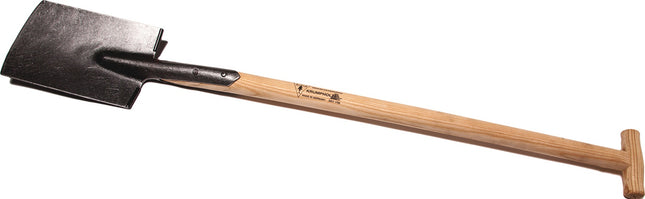 Gärtnerspaten mit Eschen-T-Stiel 280 x 180 mm KRUMPHOLZ – 3650 g