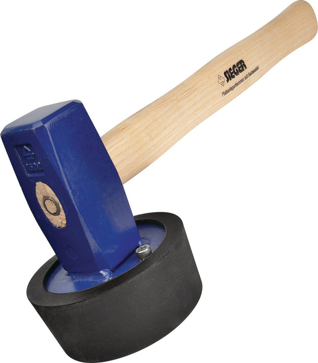 Idealspaten – Plattenlegerhammer 2000 g, holz- und ringverkeilt, Eschenstiel, Länge 41,5 cm