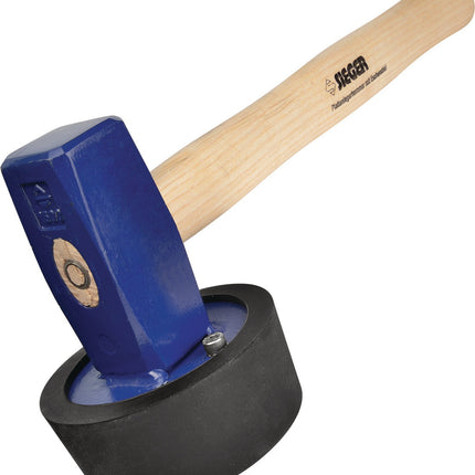 Idealspaten Plattenlegerhammer 2000 g, holz- und ringverkeilt, Eschenstiel, Länge 41,5 cm