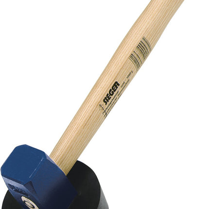 IDEAL Plattenlegerhammer 2420g, holz- und ringverkeilt, Länge 41 cm, Eschenstiel 38 cm