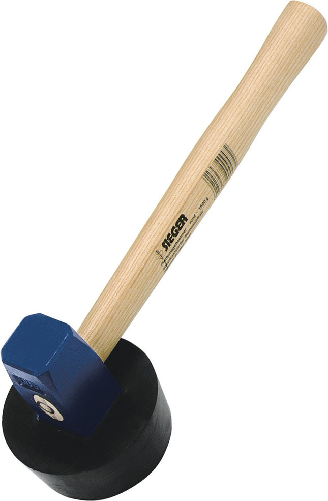 IDEAL Plattenlegerhammer 2420g, holz- und ringverkeilt, Länge 41 cm, Eschenstiel 38 cm – 1500 g, Gesamtgewicht: 2420 g