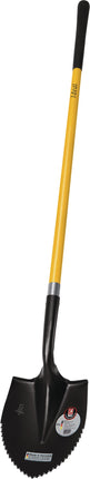 IDEAL Spatenschaufel 300x220 mm Fiberglas-Langstiel 120 cm 1850 g schwarz – pulverbeschichtet