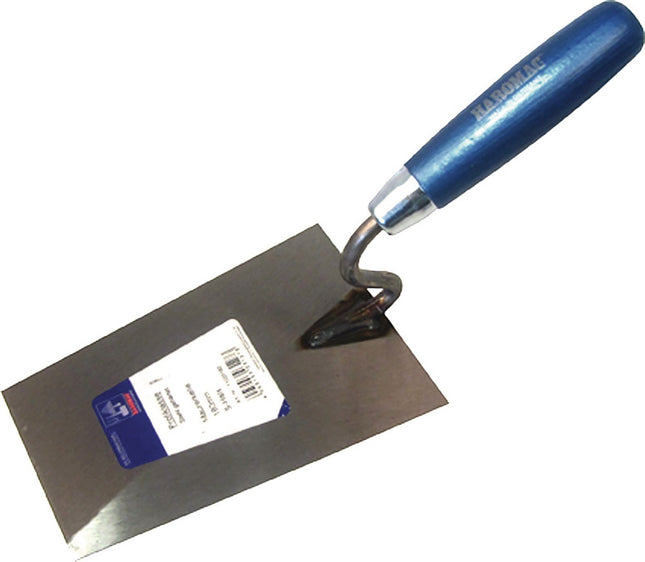 Maurerkelle 270 mm, 115 mm, Buchenholzgriff, gehärteter Qualitätsstahl – HAROMAC