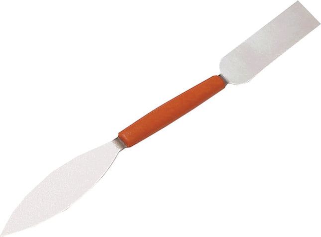 HAROMAC Stukkateureisen B.10mm rostfreier Edelstahl, Kunststoffgriff rot – rostfrei