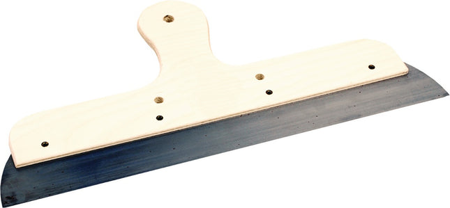HAROMAC Flächendekorspachtel 250 mm – Holzgriff, poliertes Stahlblatt