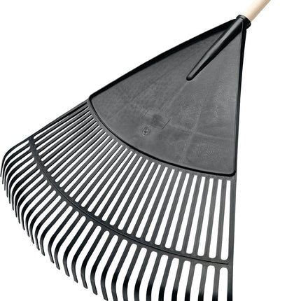 FLORA Landschaftsbesen 750 mm Arbeitsbreite, 30 Zinken, PP, UV-beständig, ohne Stiel – Polypropylen