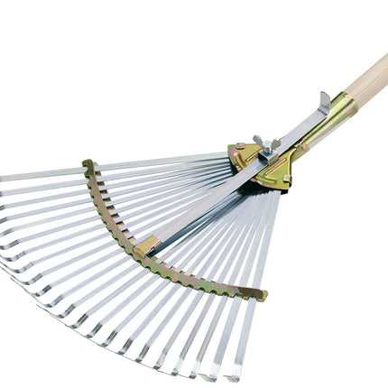 FLORA Profi Laubbesen verstellbar 320-480 mm, verzinkt, ohne Stiel – Verzinkte Oberfläche für Langlebigkeit