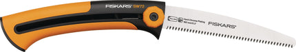 Fiskars Xtract Handsäge 160 mm Feinzahnung SW72 – versenkbare Säge mit Gürtel-Clip – 127 g