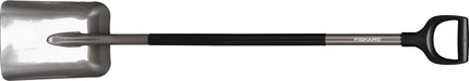Fiskars – Ergonomische Randschaufel 320x230 mm, Stahl/Kunststoff, 131,7 cm Stiellänge