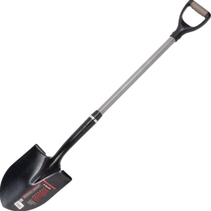 Spatenschaufel 230 mm 2280 g – gestanzte Spitzschaufel mit Fiberglas-Stiel – BELLOTA
