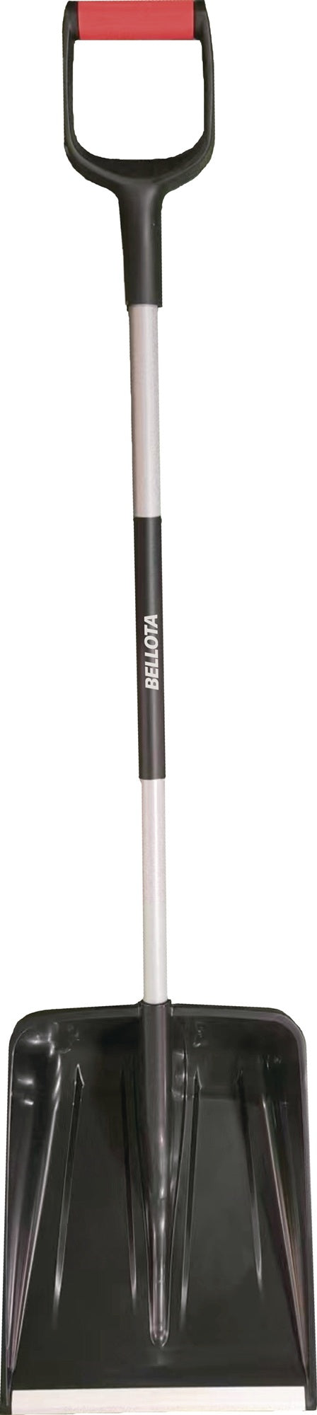BELLOTA Schneeschieber mit Einclickstiel, Kunststoff, 370 x 460 mm – für schnelle Montage
