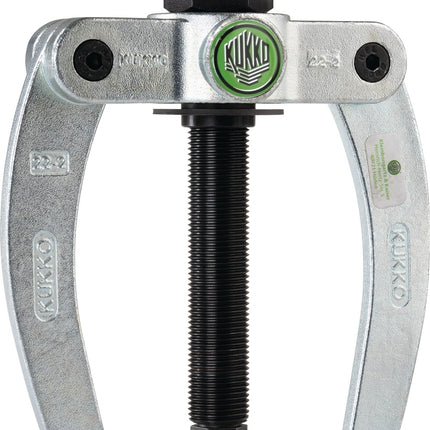 KUKKO Gegenstütze 22-1 für Bohrungen Ø 5-40 mm, Zugkraft 3000 kg – 0,69 kg, Spanntiefe 120 mm, Spannweite 55 mm