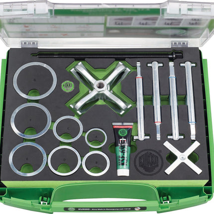 KUKKO Kugellagerabzieher-Satz K-70-B, 21-teilig, Spannbereich 37-100 mm