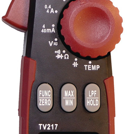 Testboy Leckstromzange TV 217 – Messbereich 1 µA bis 150 A AC, Zangenöffnung 27 mm