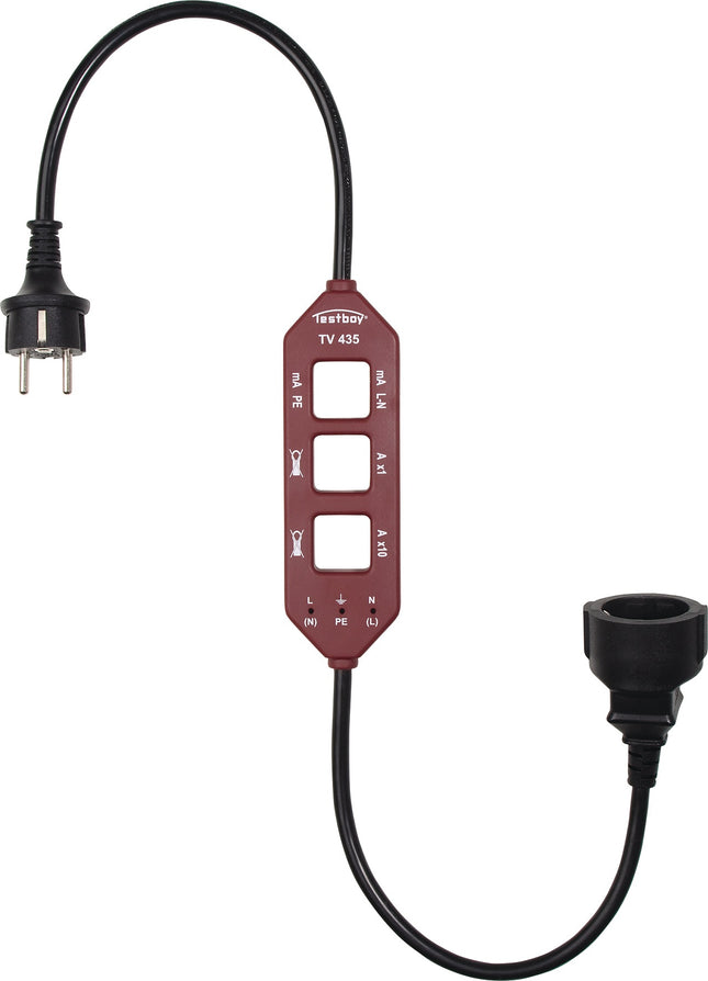 Testboy – Strommessadapter TV 435 für Laststrom-, Differenz- und Leckstrommessung