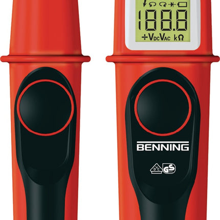 BENNING DUSPOL® digital Spannungs-/Durchgangsprüfer 1-1000 V AC / 1-1200 V DC, CAT IV 600 V / CAT III 1000 V