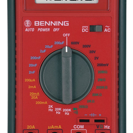 Benning Multimeter MM 3 – Digitalmultimeter 0,1 mV–600 V AC/DC RMS
