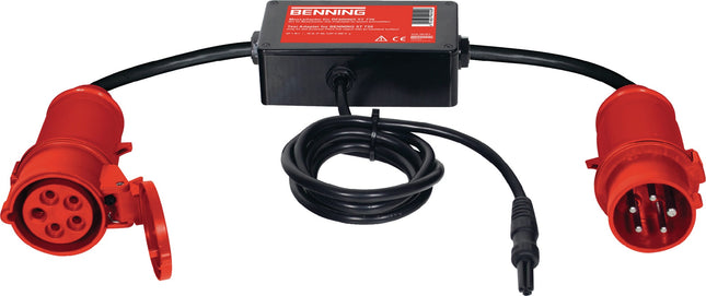 Benning – Messadapter für 3-phasige aktive Verbraucher, 16 A CEE 5-polig, Art.-Nr. 044140