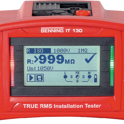 BENNING IT 130 Installationsprüfgerät zur Prüfung elektrischer Anlagen bis 1000 V
