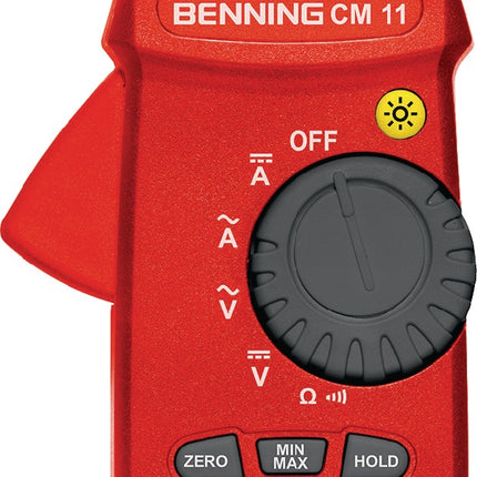 Benning Stromzangenmultimeter CM 11 – Präzise AC/DC-Messung von 0,1 mA bis 20 A, CAT IV 300 V
