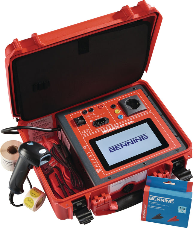 ST 760+ Gerätetester Set: aktive/passive Prüfung, auch für Schweißgeräte, 1 Set – BENNING
