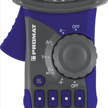 PROMAT Stromzangenmultimeter CM 100 – True RMS, 600 A AC/DC, CAT III 600 V