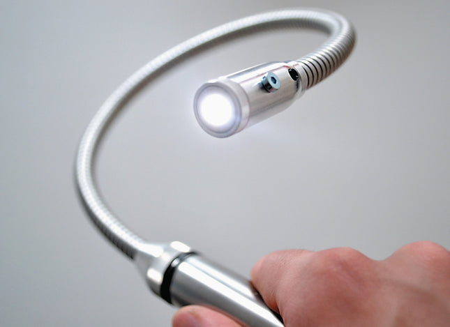 LED Inspektionsleuchte 3 V 0,15 W IP67 Less'n'More mit Magnetkopf – Robustes Aluminiumgehäuse