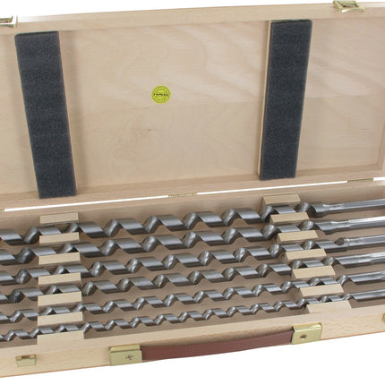 Schlangenbohrer-Satz 8-teilig, Ø 6–20 mm, Nutzlänge 160 mm, 6-kant – FAMAG