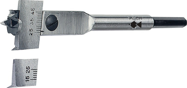 Zentrumbohrer Type 0500 Schaft 6-kant