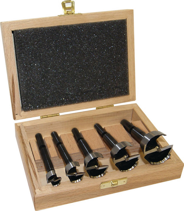 Forstnerbohrer-Satz Type 0317, 5-tlg., Ø 15-35 mm, WAVE CUTTER BLACK – FISCH-TOOLS