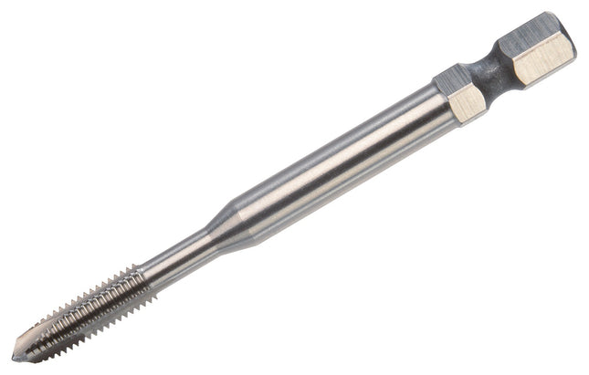 VÖLKEL Maschinengewindebohrer-Bit HSSE 6 M5x4,20mm Steig. 0,80mm – Form B, Norm WN (DIN 371), Länge 70 mm