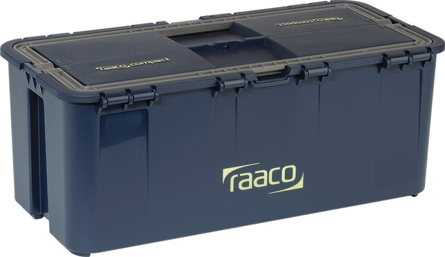 Werkzeugkoffer Compact 20, 474x239x190 mm, 6 Einsteckfächer, PP, blau – RAACO