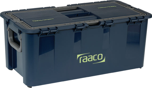 Werkzeugkoffer Compact 37, PP, B540xT300xH230 mm, 7 Einsteckfächer, blau – RAACO
