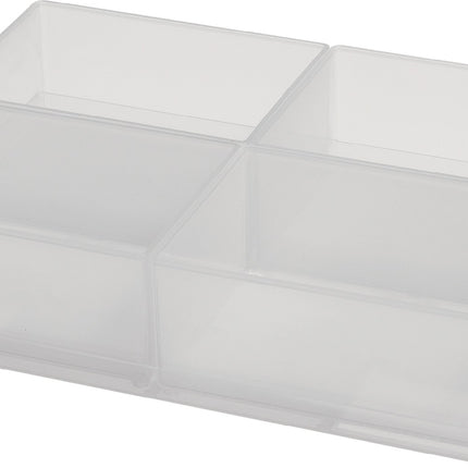 RAACO Einteilungsset A 7-1, 4-teilig, B79 x T109 x H47 mm, transparent