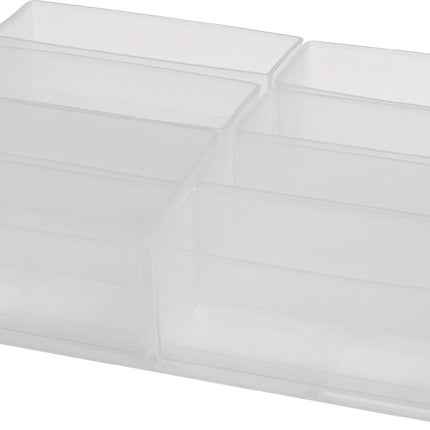 RAACO Einteilungsset A 8-1, 8-teilig, B55 x T79 x H47 mm, transparent
