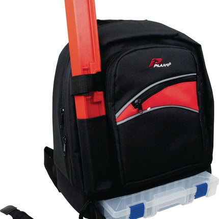 Werkzeugrucksack 542 TB, B350xT210xH410 mm, Polyester schwarz/rot, PLANO