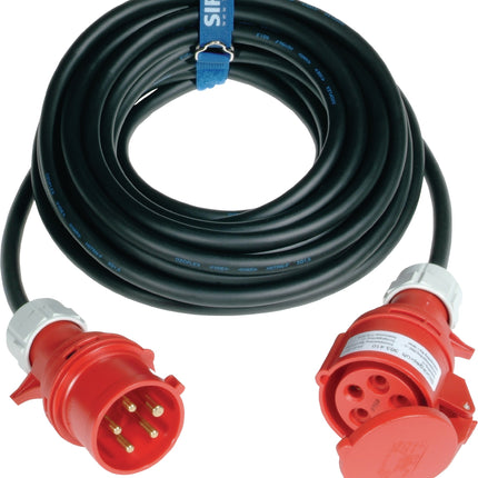 CEE-Verlängerung mit Phasenwender 16 A 400 V 10 m H07RN-F 5x2,5 mm² IP44 JÄGER DIREKT