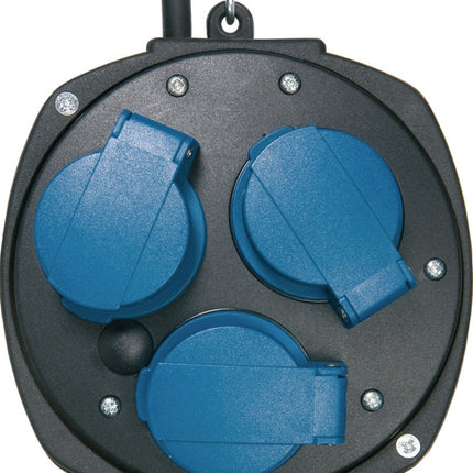 Hängestromverteiler CEE 5-polig 400V/16A mit 2x CEE 5-polig und 3x 230V/16A, IP44, 3m Leitung