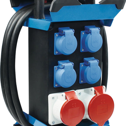 CEE-Standstromverteiler STECKY 12 mit CEE-Stecker 400V, 32A, 5-polig von AS-SCHWABE